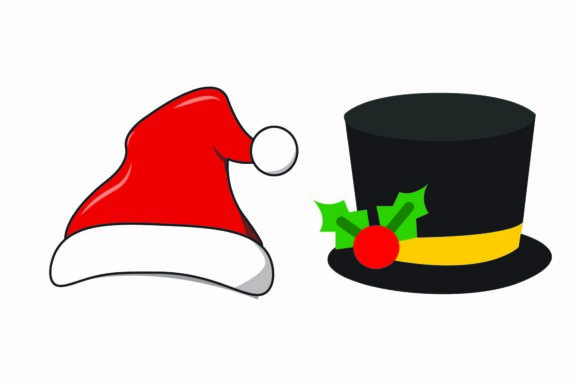 Christmas Cap Winter Illustration Vector Graphics