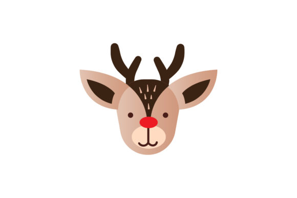 Christmas Cute Reindeer Graphics: Editorial Illustrations Review