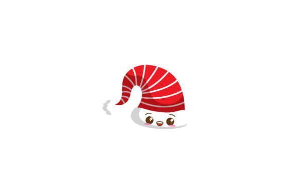 Christmas Cute Santa's Hat Assets: Graphics & Illustrations