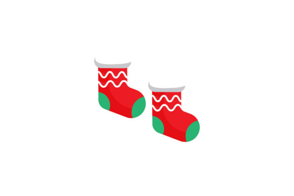 Christmas Cute Stocking Vector: Graphics & Illustrations Review