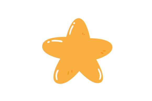 Christmas Decoration Star Vector Cute Graphics & Illustrations