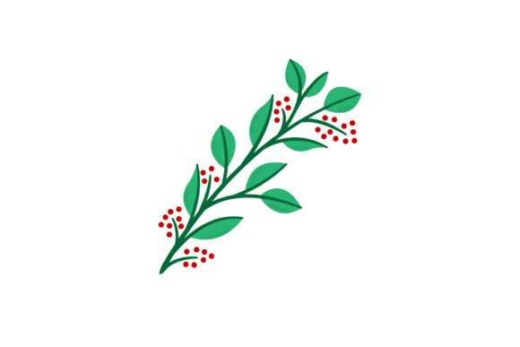 Christmas Design Vector Mistletoe Cute Graphics Review
