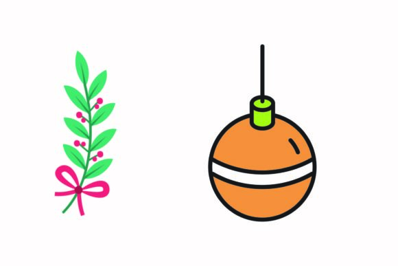 Christmas Holly Berries Decoration Ball Graphics Review