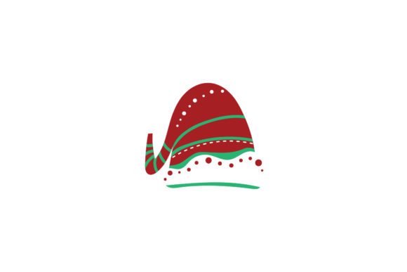 Christmas Illustration Santa's Hat: Graphics & Editorial Use