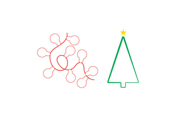 Christmas Tree Decoration Vector: Graphics & Illustrations