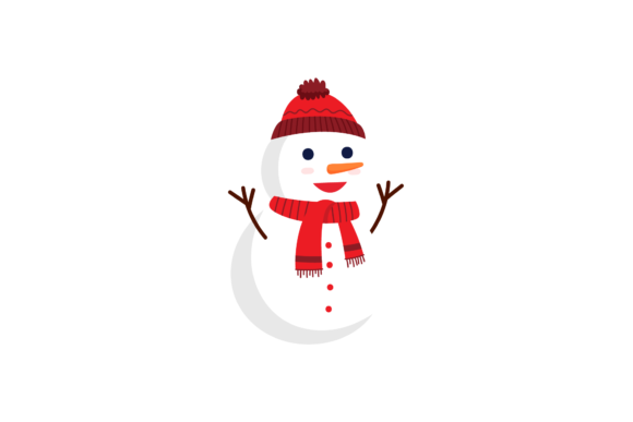 Snowman Character Graphics: Festive Illustrations for Crafters
